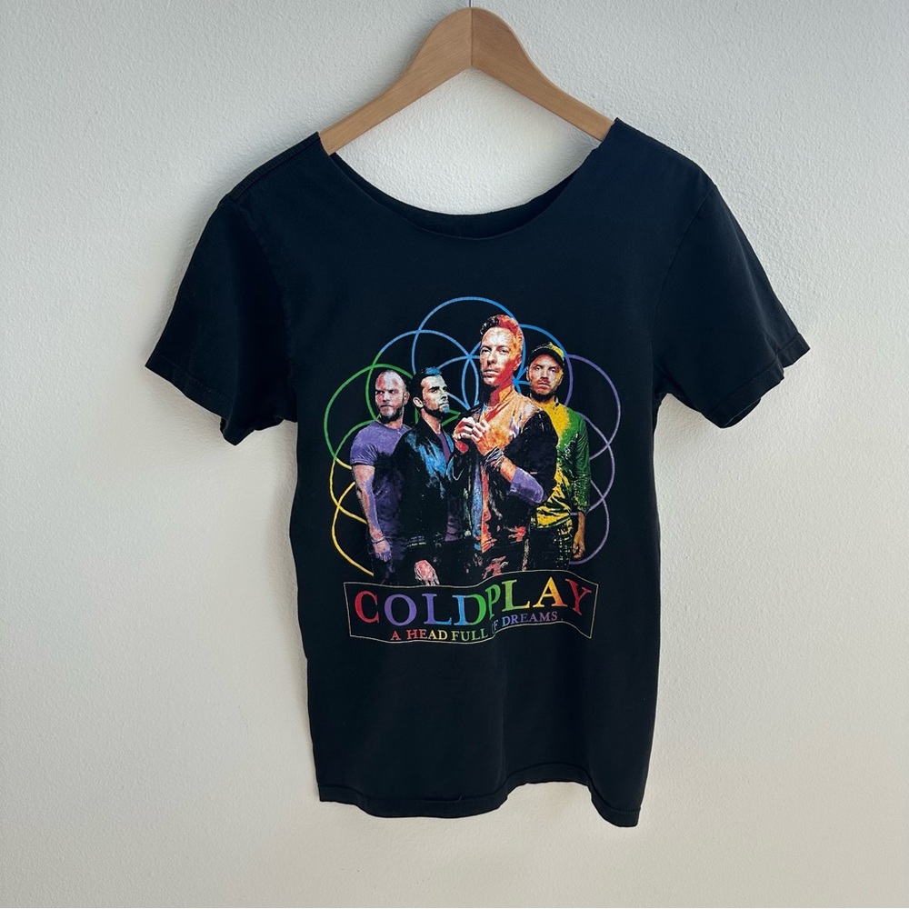 Coldplay Off The Shoulder A Head Full Of Dreams Tour T-shirt